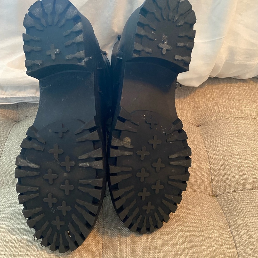 Barely Worn Black “Combat Style” Boot - image 4